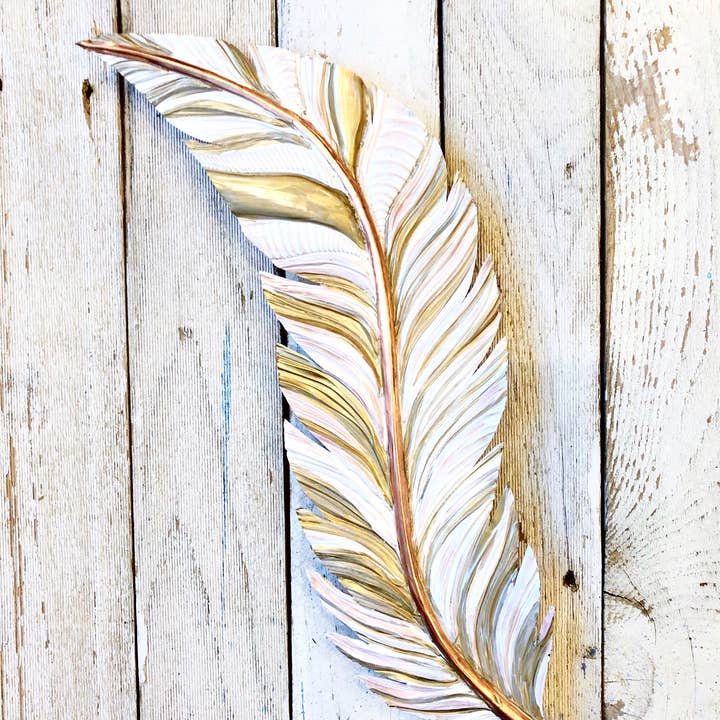 Timber Lane Studio - Wholesale Wall Accent - Giant Copper Feather10