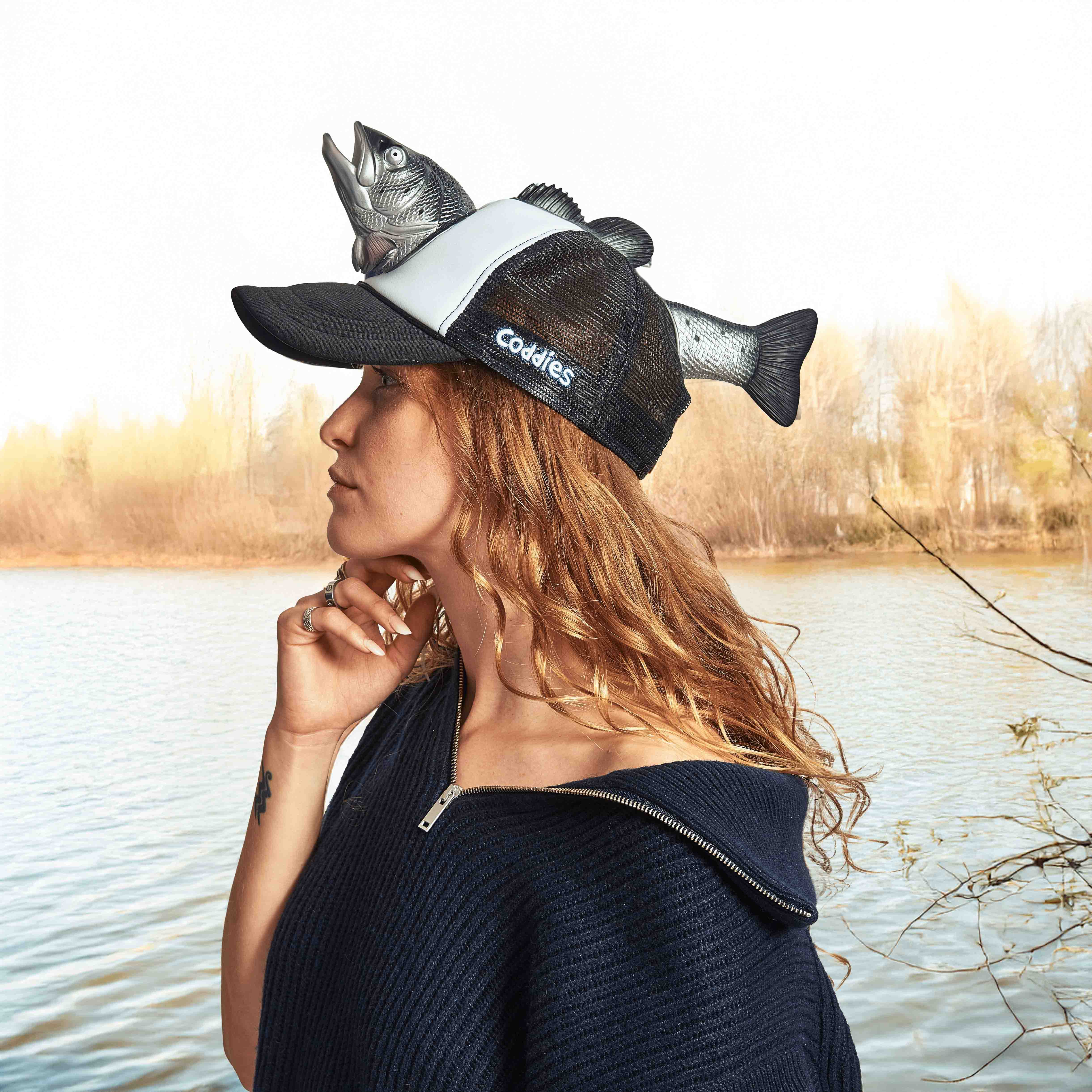 Coddies - Venta al por mayor Gorra trucker - Unisex - Sombrero de pez Coddies® Bass14