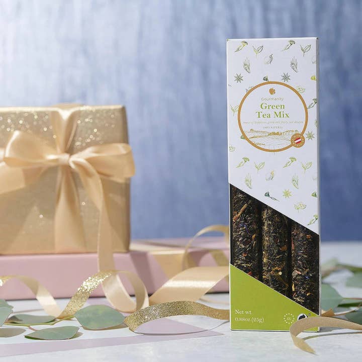 Think Distributors - Wholesale Loose Tea - Gourmanity Tea Sampler Gift Set Japanese Green Tea Mix 3 Flavors 0.88oz