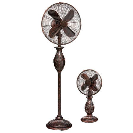Ventilatore da tavolo - Fleur De Lis per la vendita all'ingrosso da parte di DecoBreeze
