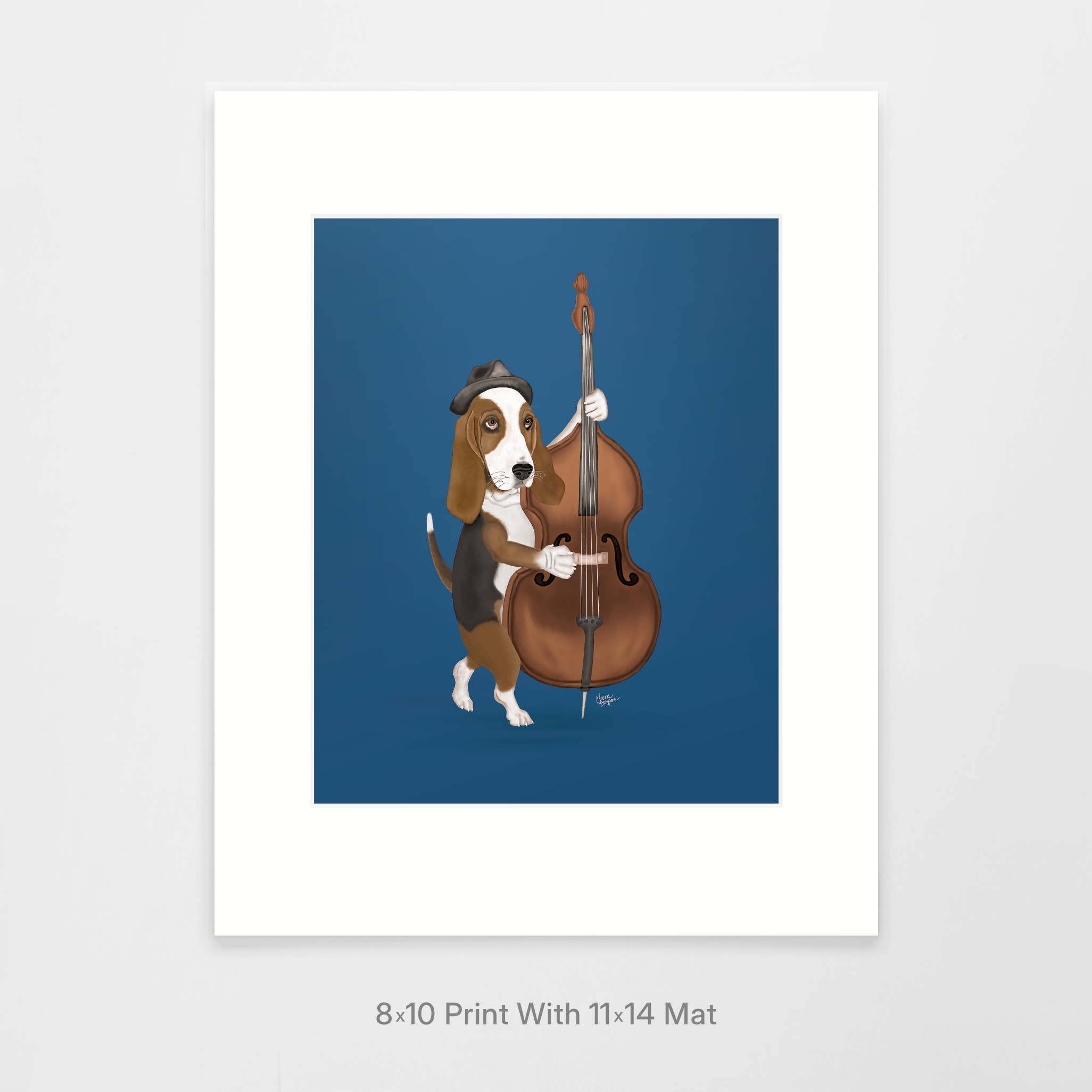 Laura Bergsma Studio - Wholesale Art Print - Poodle Dog Art Print, Bath Time1