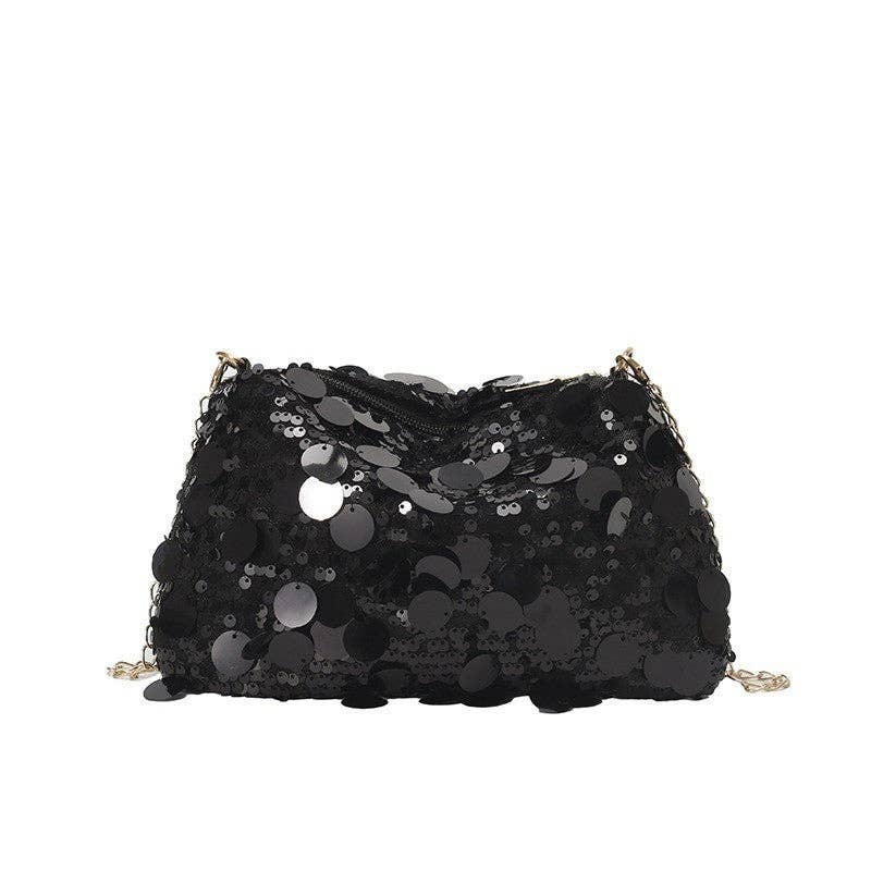 UZ Wholesale Store - Vendita all'ingrosso Tracolla - Donna - Borsa a tracolla glitterata di grande capacità5