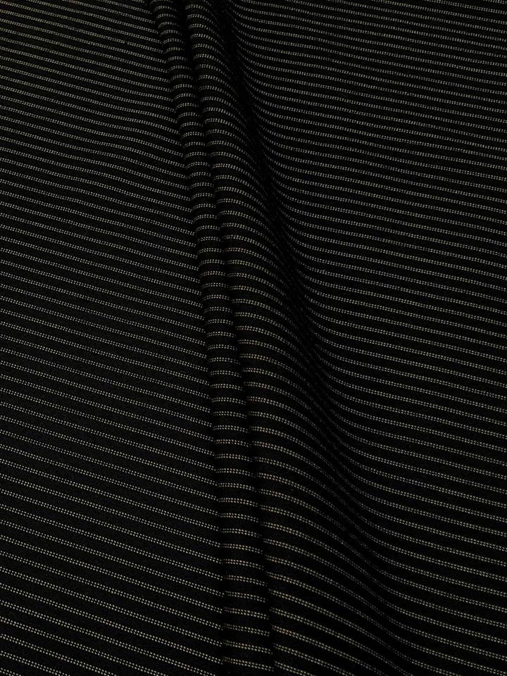 Wool Blend Plain Suiting Black Fabric, Dressmaking Tailoring for wholesale by Woolcrest Textiles