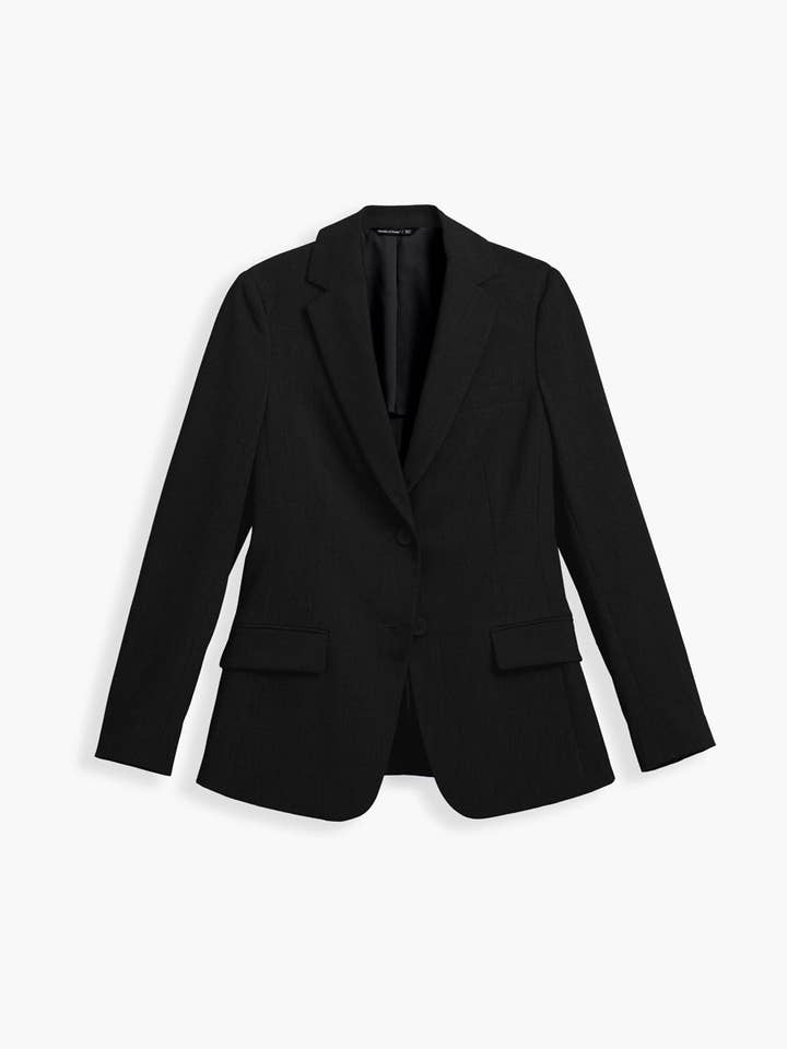 Blazer ajusté Velocity pour femmes - Noir (MPS) pour la vente par Ministry Of Supply