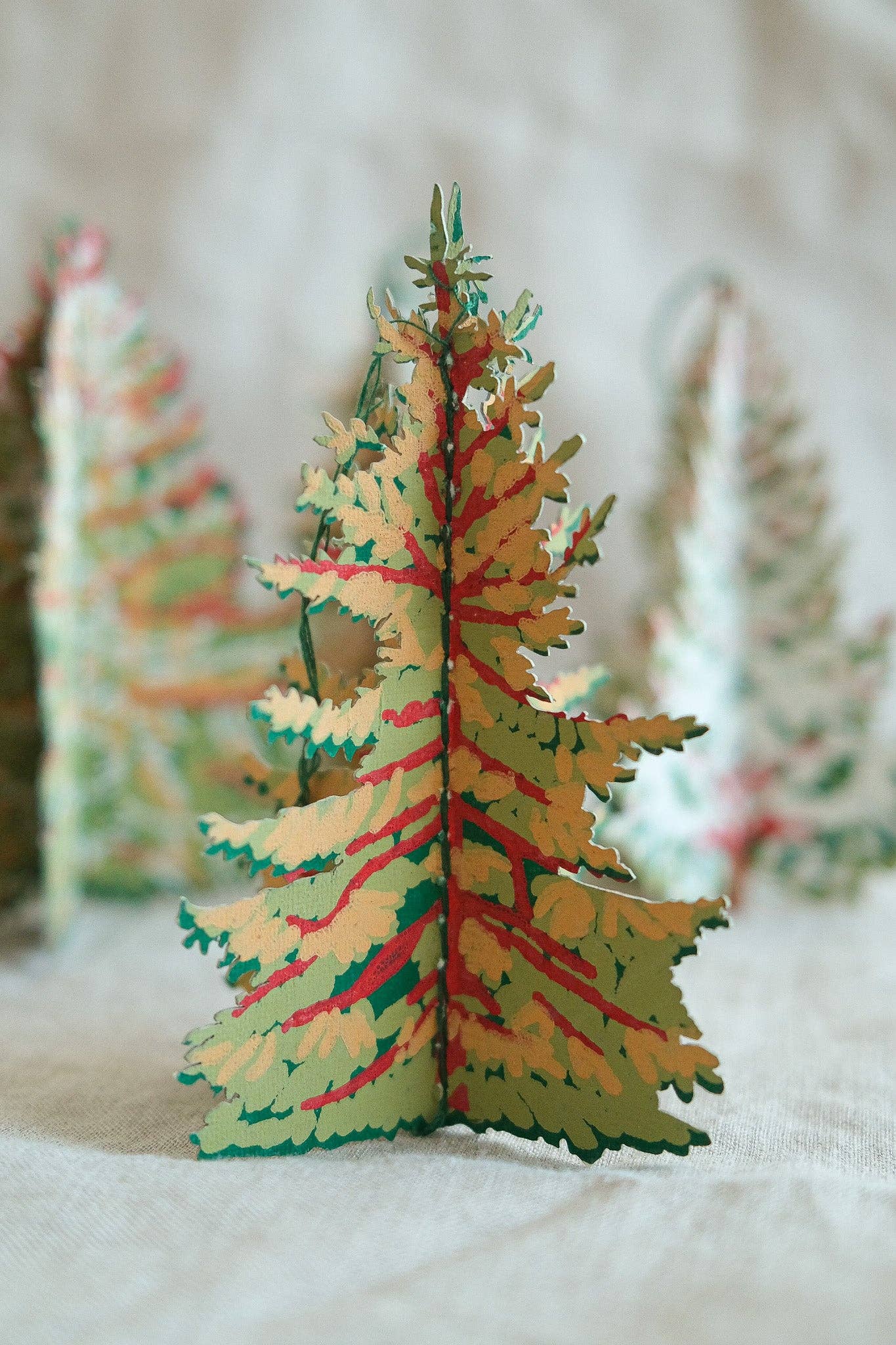 East End Press - Wholesale Ornament Set - UK/EU: Forest Paper Ornaments1