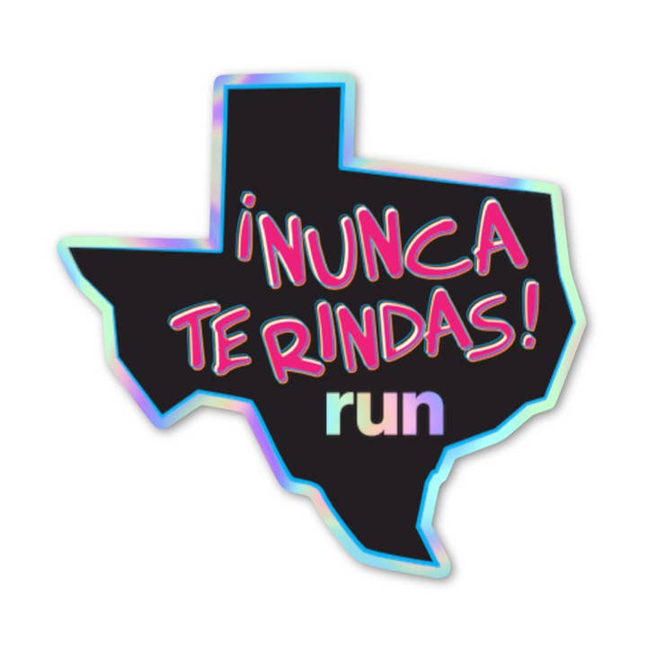 ¡Ne jamais abandonner! — autocollant pour la vente par sweaty ponytales