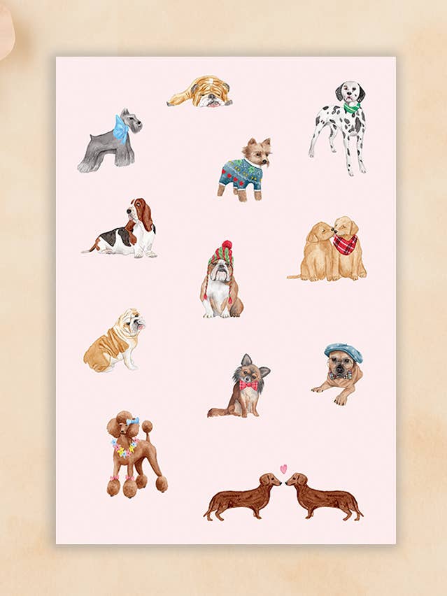 Cani, Quaderno per la vendita all'ingrosso da parte di Hobeika Art