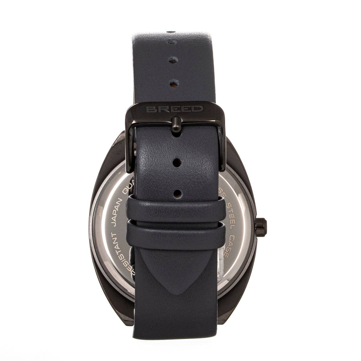 Breed - Vente Montre – homme - Montre Breed Victor avec bracelet en cuir et aiguilles lumineuses13