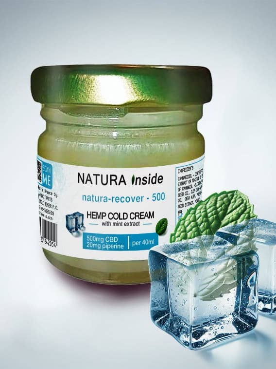 Natura Inside Hemp Cold Cream – 500mg hemp, 40ml for wholesale by NEUROXTRACTS