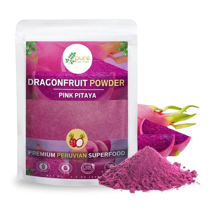 Pure Inka Foods Canada – Proteína/Superalimento em pó por atacado – Fruta em Pó Dragão (1KG) 10 Packs