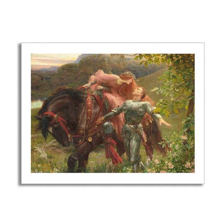 Fine art print La Belle Dame Sans Merci unframed wall art for wholesale by Go To Design
