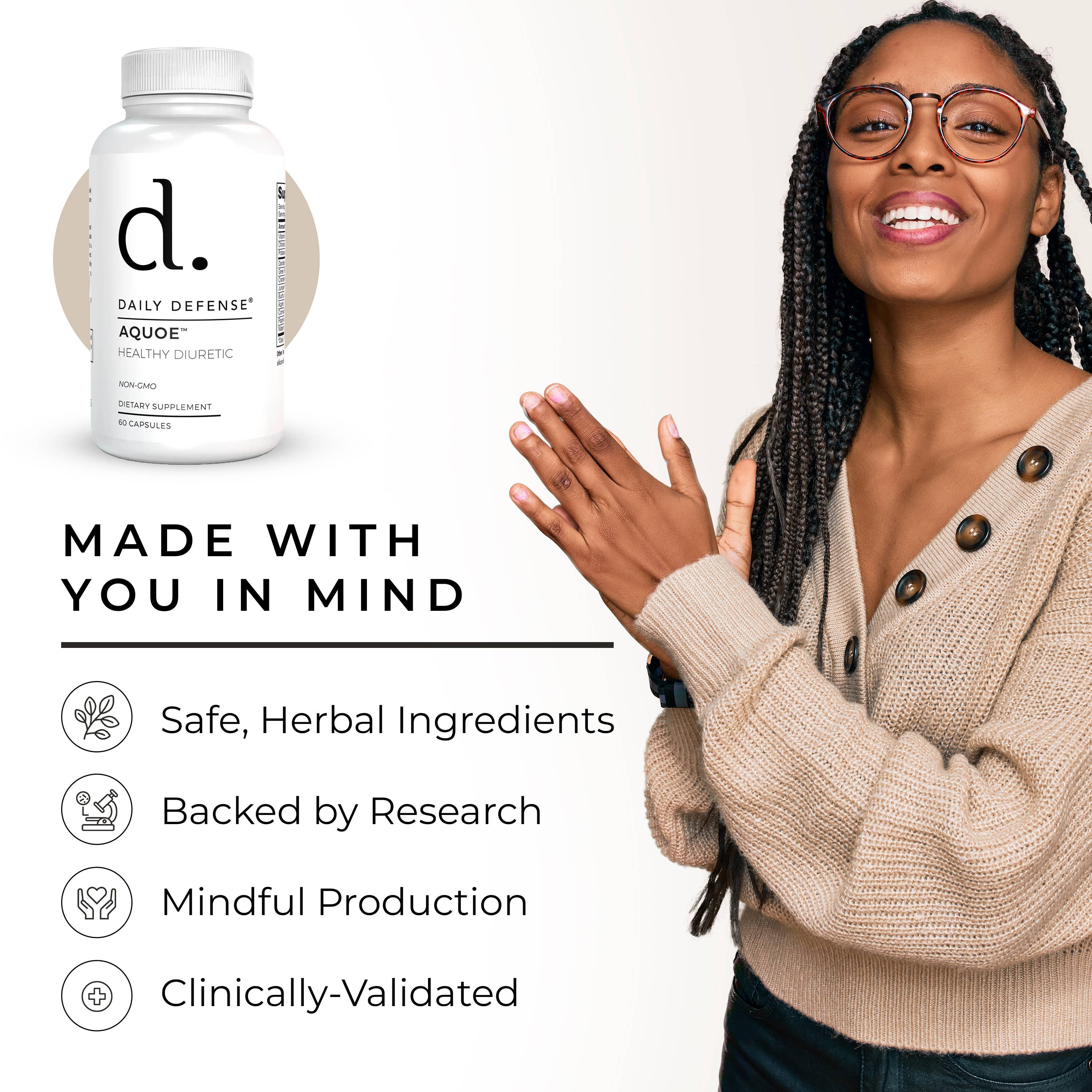 DAILY DEFENSE – wholesale Oral supplement/vitamin – AQUOE Healthy Diuretic9