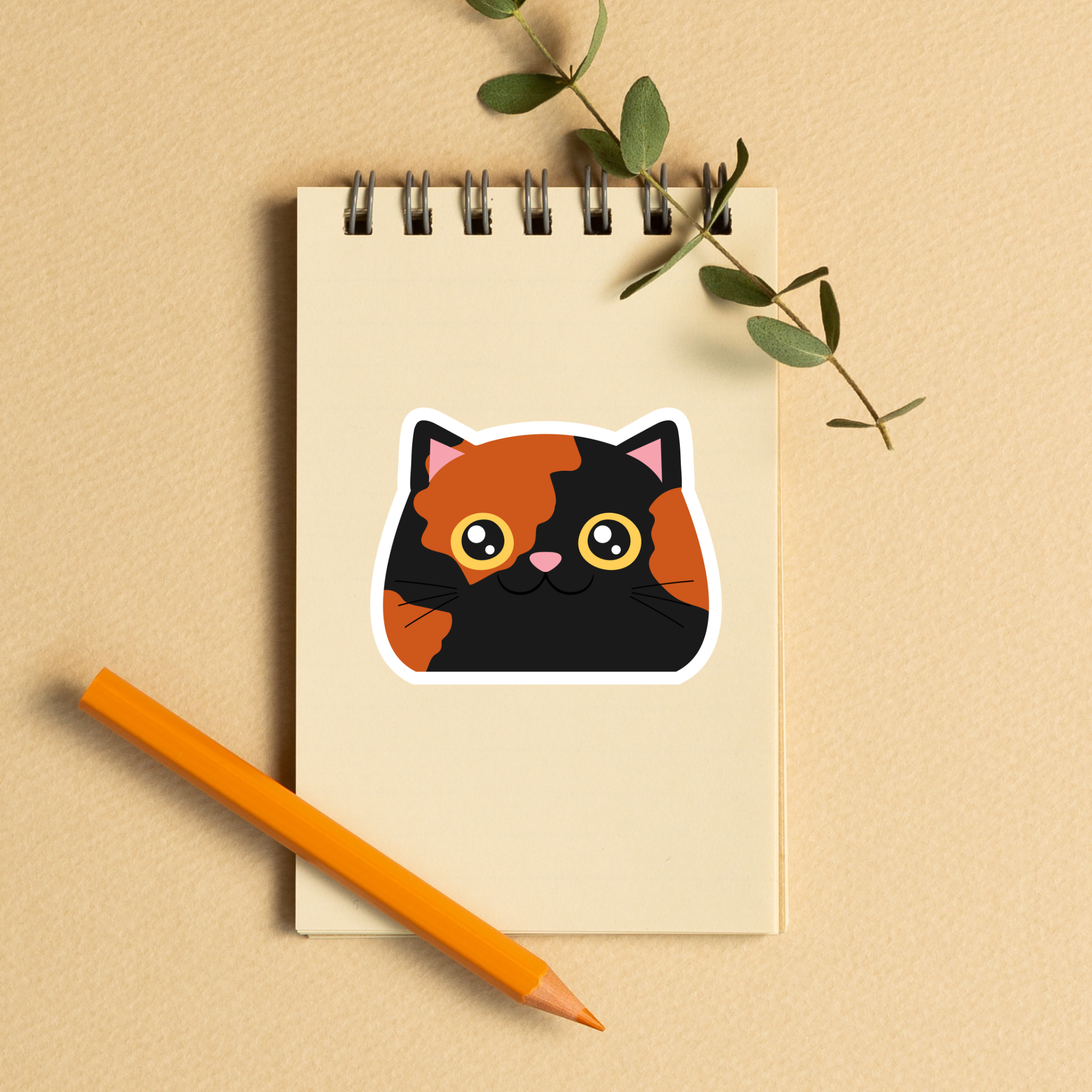 Aloha Ellie & Co. - Wholesale Sticker - Kitty Face Stickers12