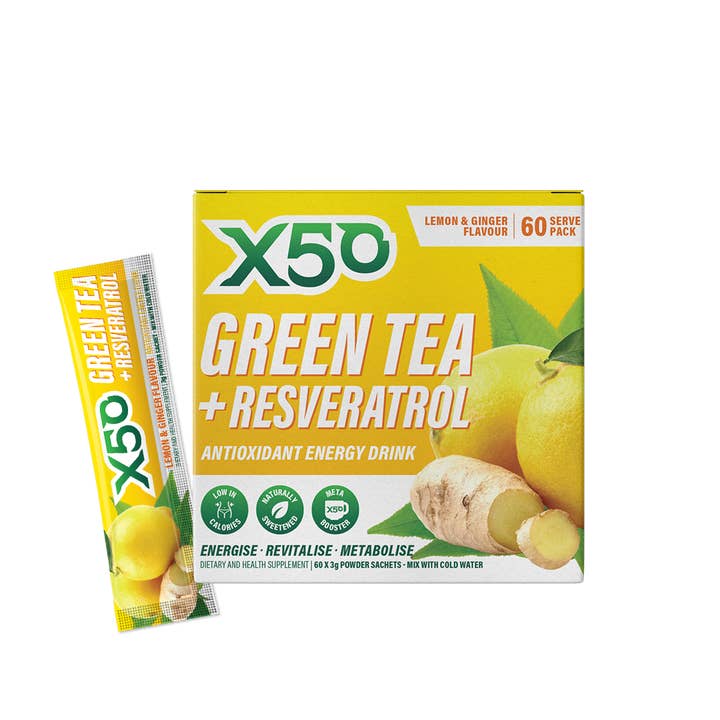 Thé vert X50 Citron Gingembre 60 sachets pour la vente par Tribeca Health