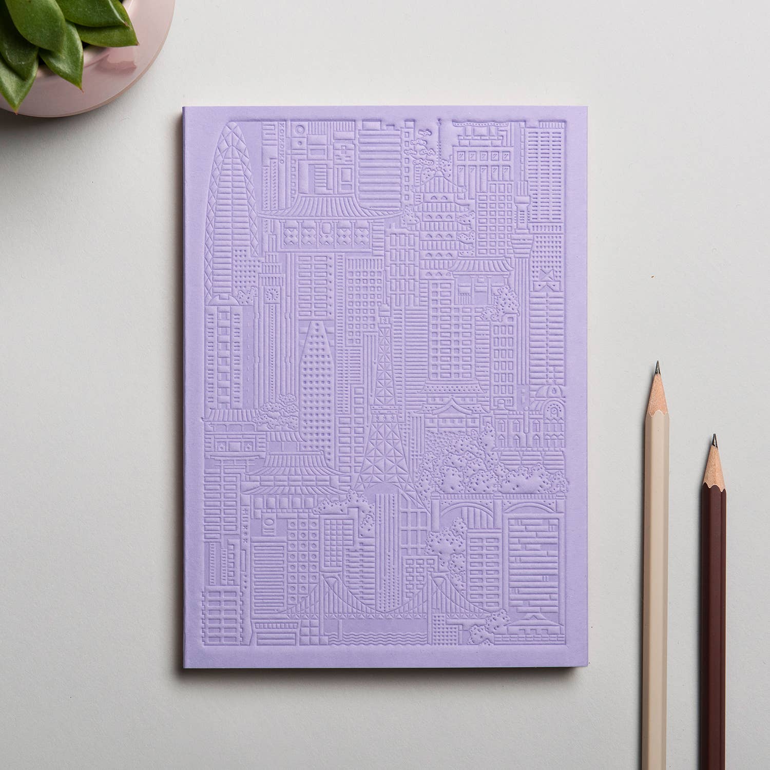 The City Works – Großhandel Notizbücher – The Tokyo Notebook von The City Works – handgeprägtes Notizbuch in B610