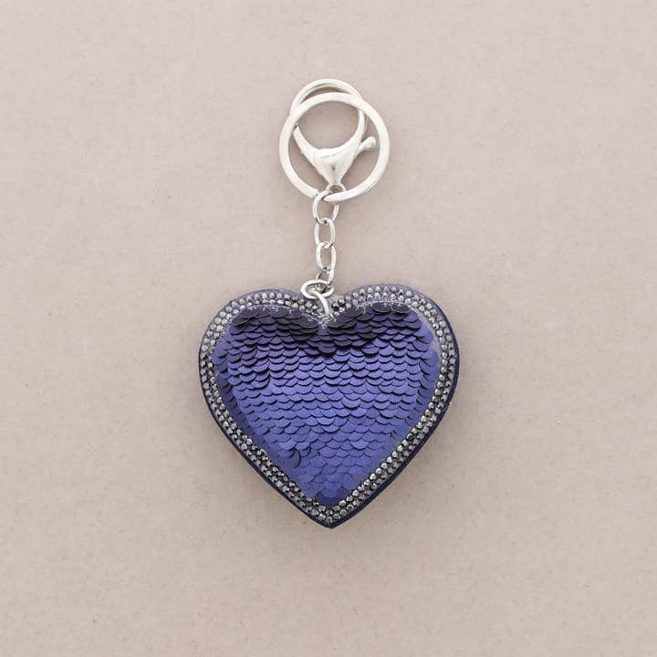 La Cuerda De Sol - Wholesale Keychain - Unisex - Heart Keychain Sequins Crystals