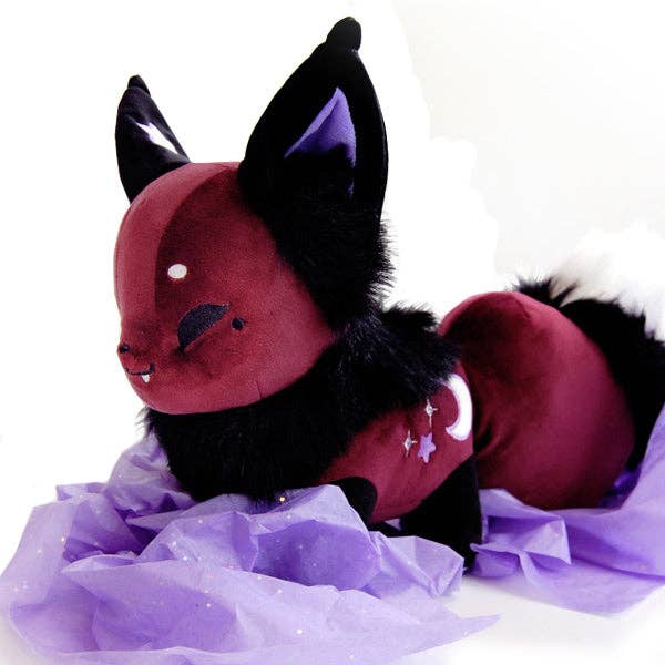 Floral Frolic - Wholesale Stuffed/Plush Toy - Kids & Baby - Floral Frolic Dawnsing Night Purple Fox Plush