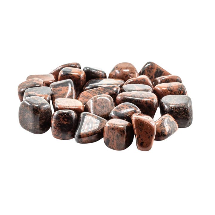 Quasar Gems USA – wholesale Spiritual stone/crystal – Mahogany Obsidian Tumbled 20-30mm 1KG/2lbs2