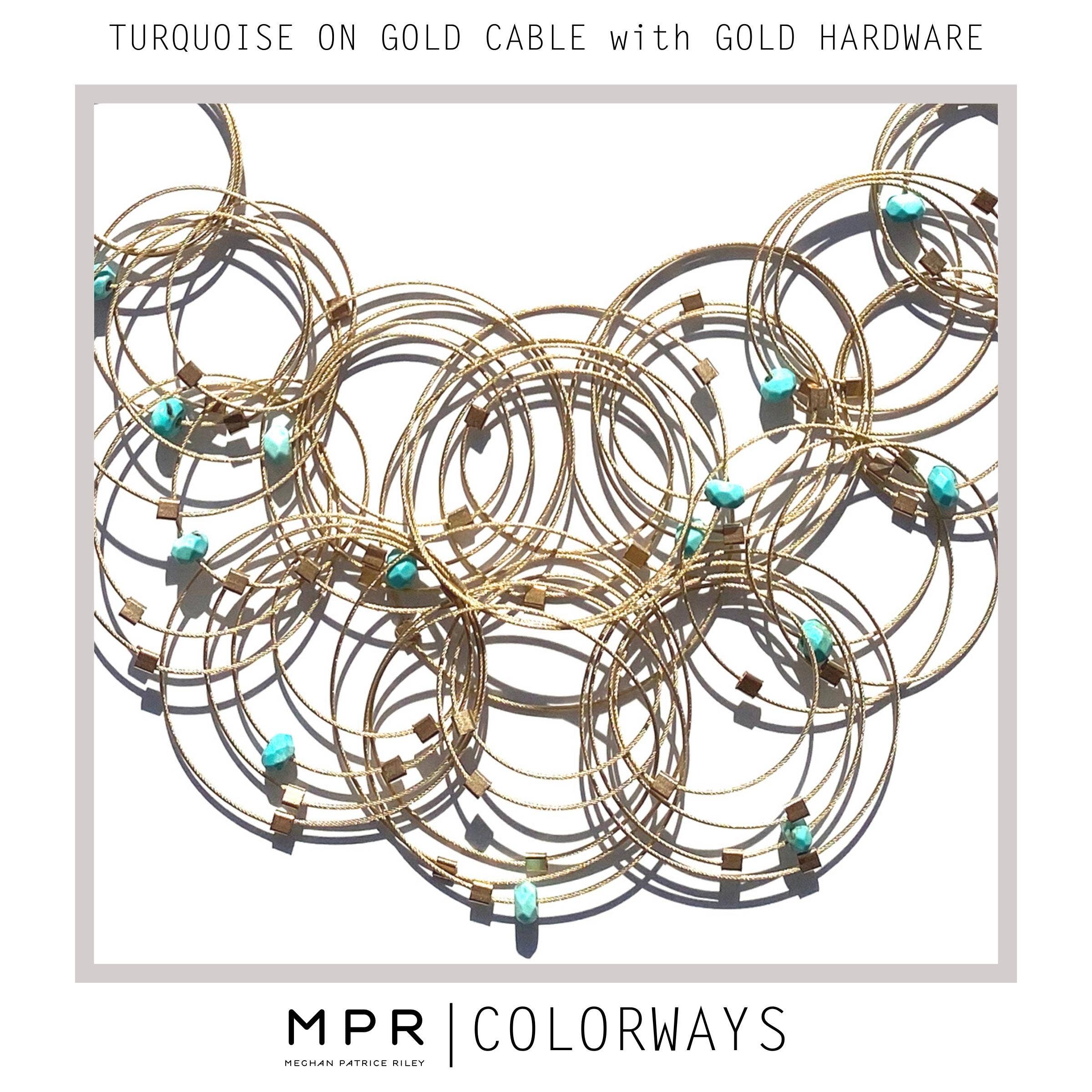 Meghan Patrice Riley – Colar de elos e correntes por atacado – Colar Redux Spring15