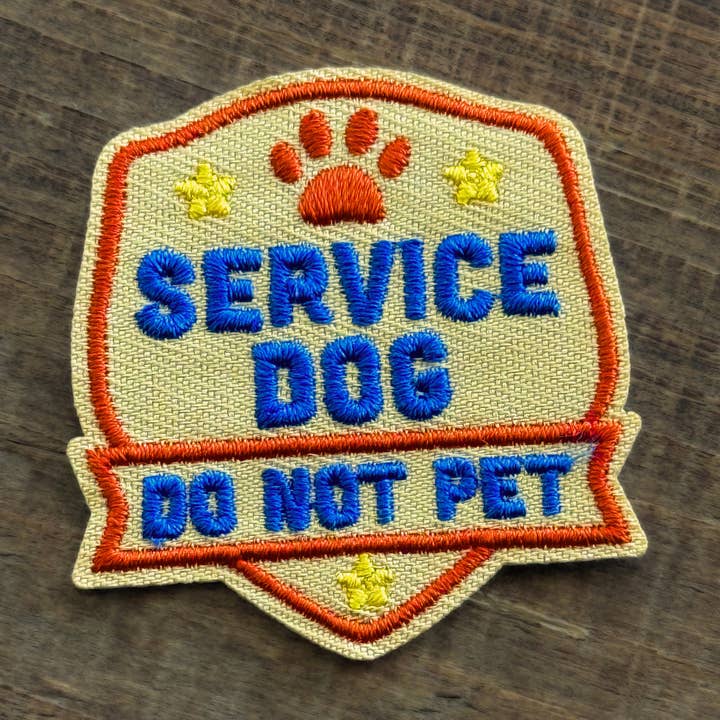 Assistanshund – Rör Ej | Påstrykbar Märke för Husdjur för wholesale av Besties Pets