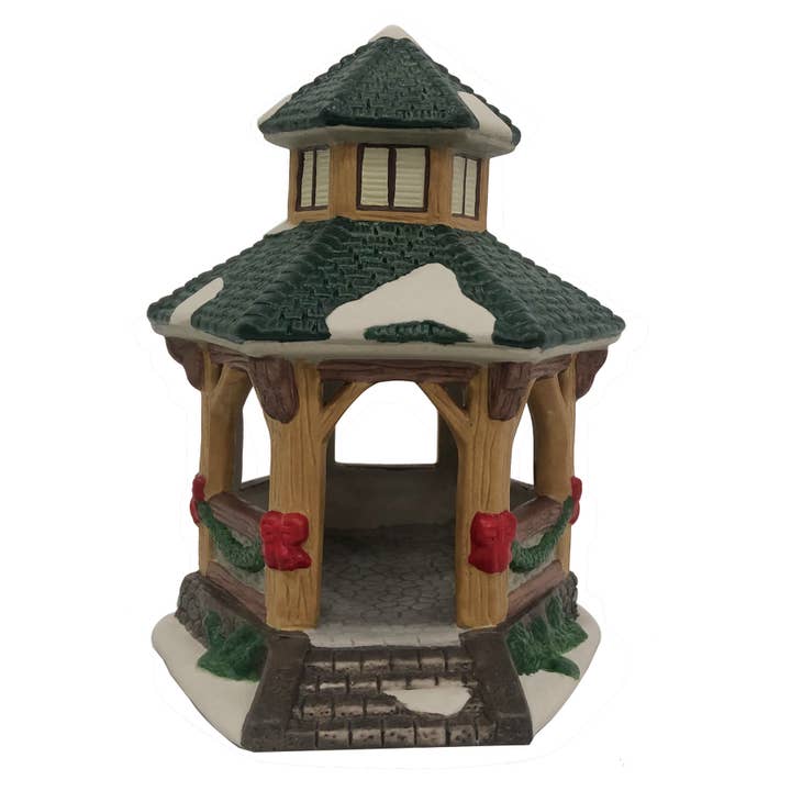 Forever Gifts Inc. - Wholesale Christmas Decoration - Christmas Village - Gazebo1