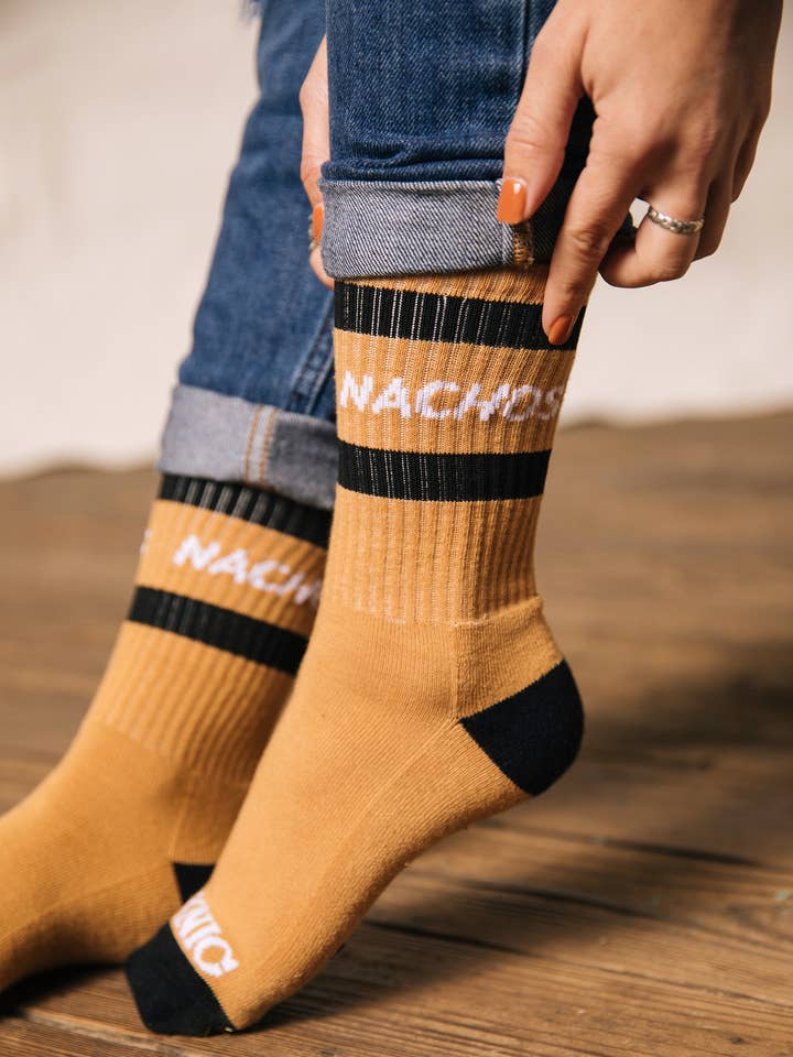 Pyknic - Wholesale Socks - Unisex - Nachos Comfy Vintage Crew Socks3