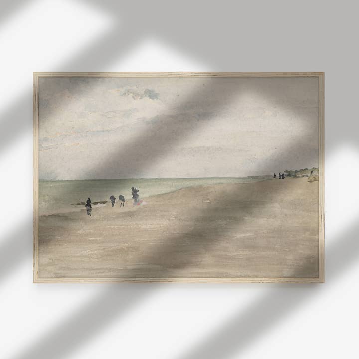 Hyggely - Wholesale Art Print - Vintage Coast Landscape View | Beach Shore Art Print L1082
