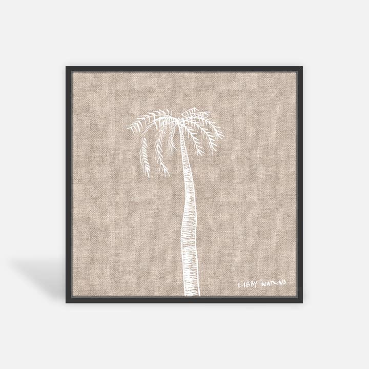 Signature Single Ink Palm Canvas Print for wholesale by Libby Watkins