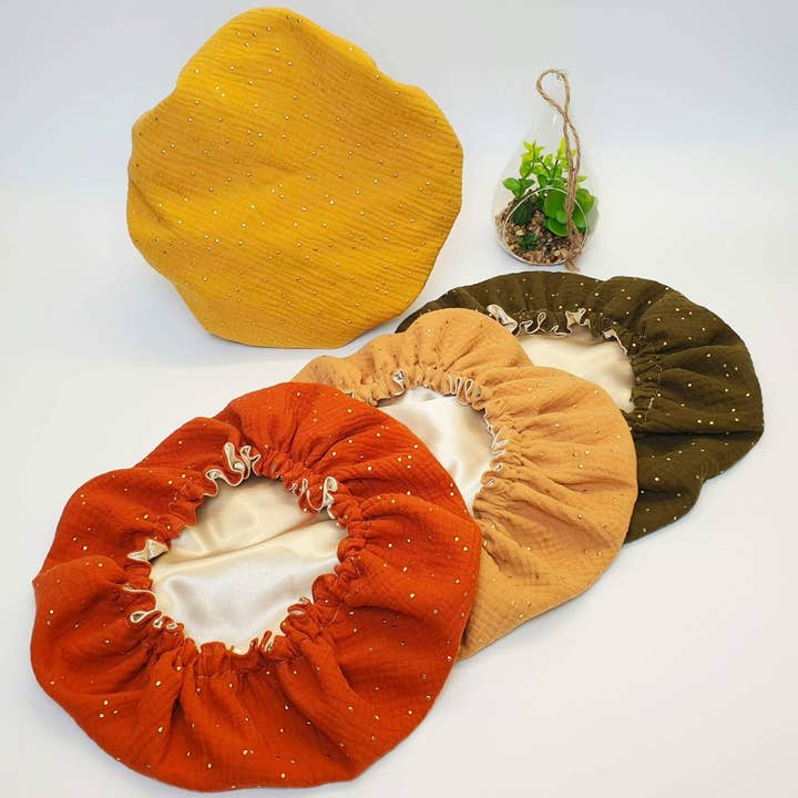 Gorro de satén para el cuidado del cabello para adultos y niños para venta al por mayor de Les Ateliers d’Éliléa