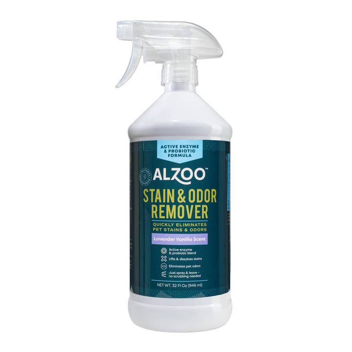 ALZOO Enzyme-Based Stain & Odor Remover Lavender, 32oz for wholesale by ALZOO