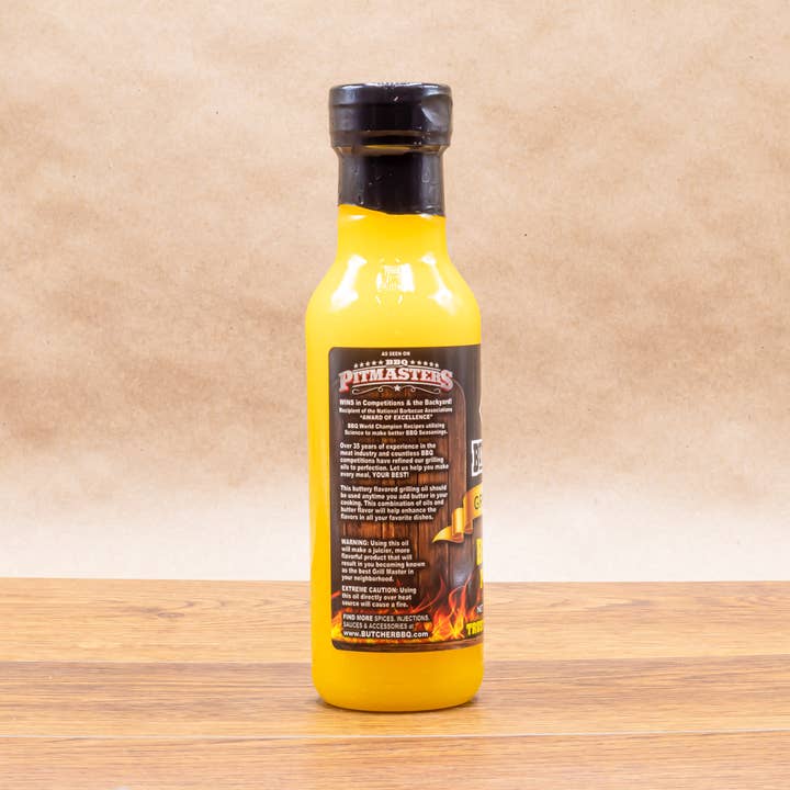 Butcher BBQ Inc - Wholesale Oil/Vinegar Dispenser - Grilling Oil Butter Flavor/ Turkey Injection