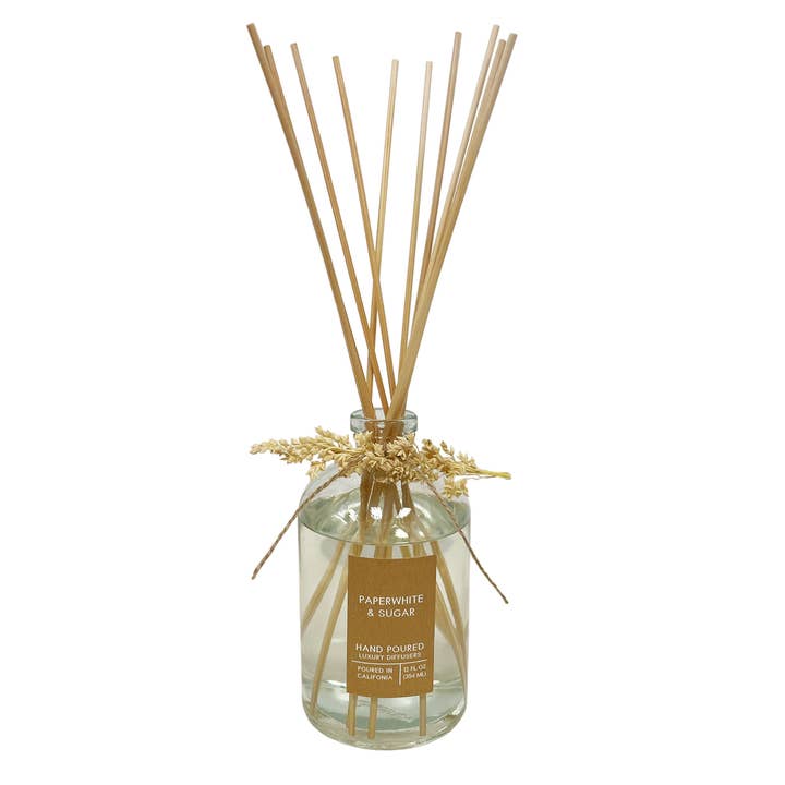 Andaluca - Wholesale Reed Diffuser - Paperwhite & Sugar Botanical Tie Reed Diffuser