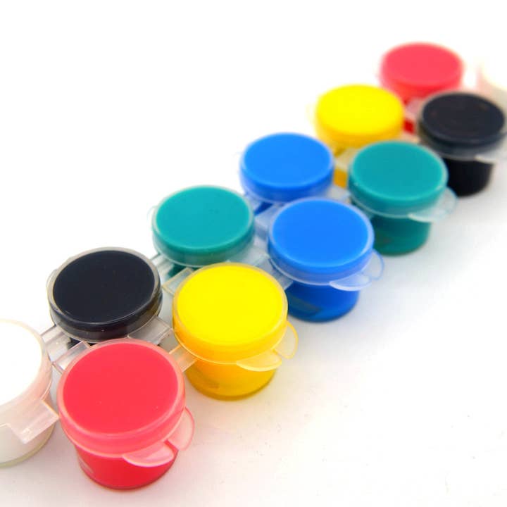 Nobel Arts - Wholesale Paint Set - Ceramic Paint - Set of 6 Sealed Colors 6ml0