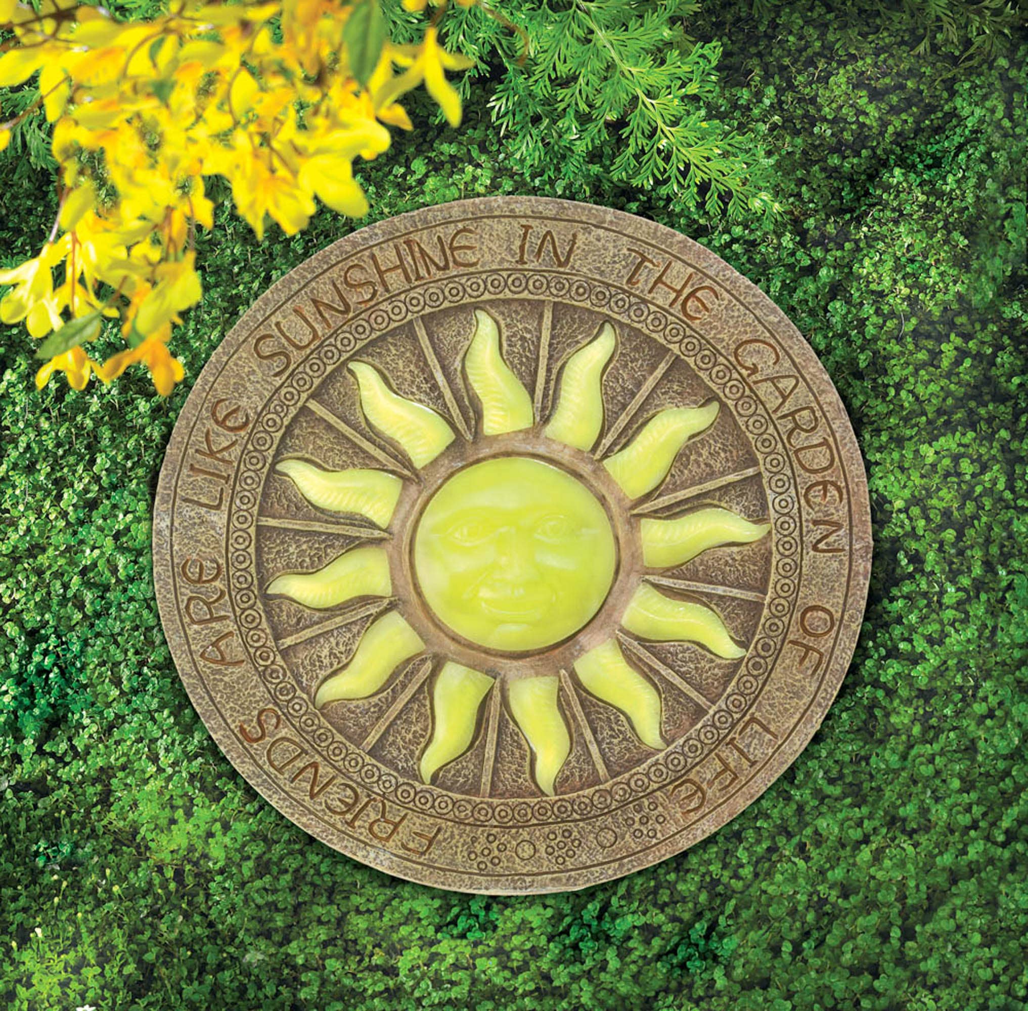 Zingz Home - Wholesale Stepping Stone - Bursting Sun Glowing Stepping Stone1