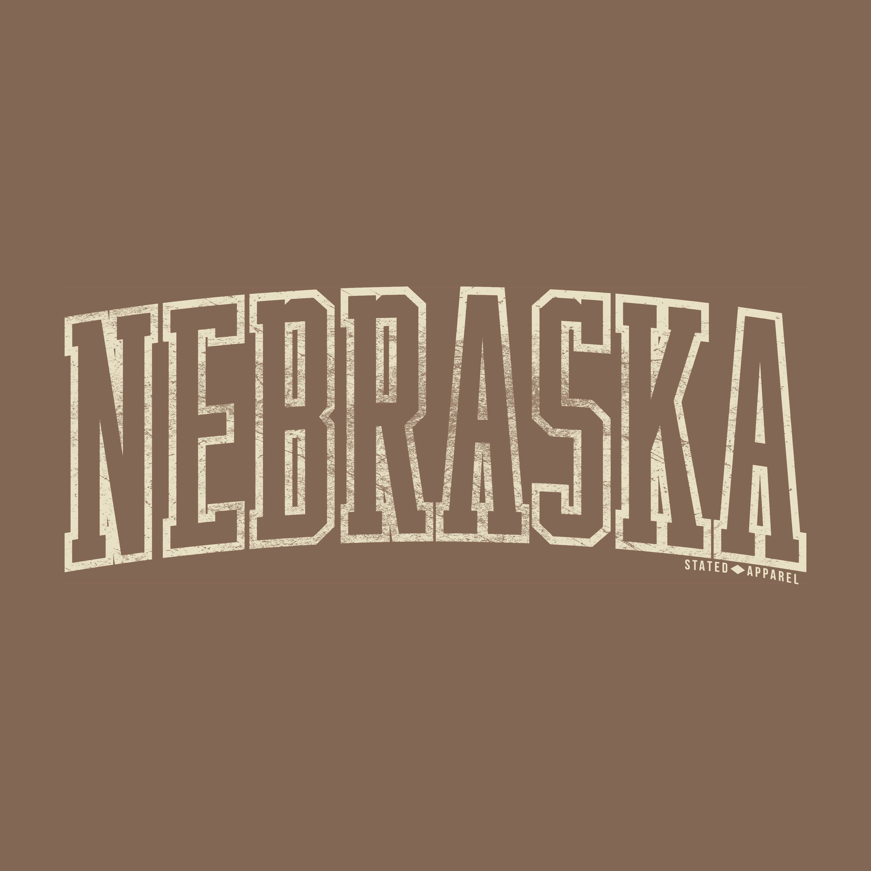 Stated Brands - Wholesale Graphic Sweatshirt - Unisex - Nebraska BTS Arch Outline Sweatshirt1