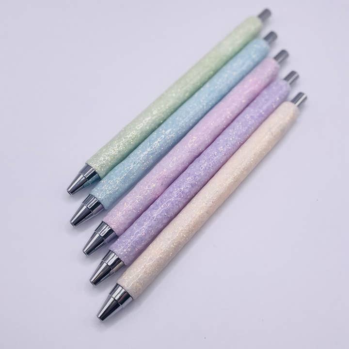 Pastel Glitter Gel Pen Pack for wholesale by Mountain Laurel Designs Co
