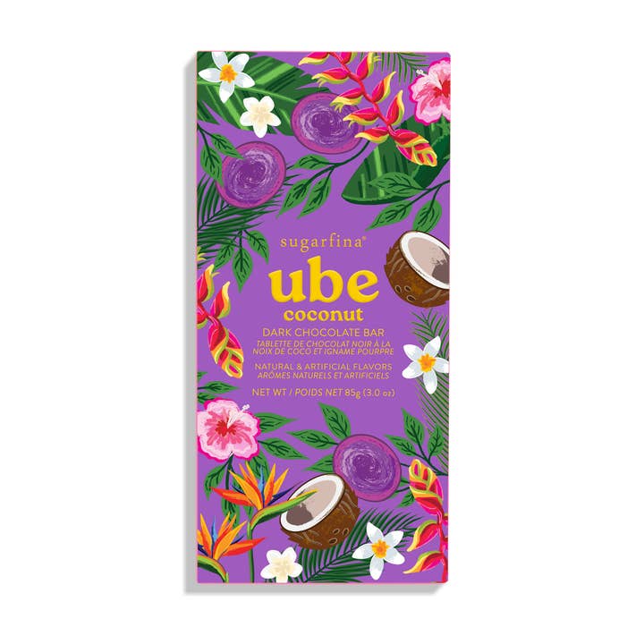 Sugarfina - Wholesale Chocolate - Ube Coconut Cream Chocolate Bar (Tropical x Kasama Rum)