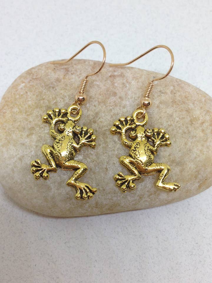 Frog Earrings for wholesale by SimpleNGreat
