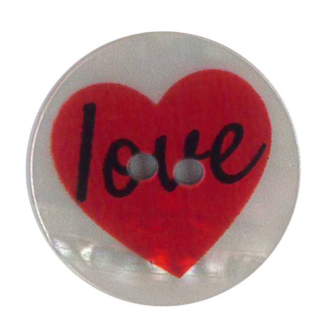 IMITATION MOTHER-OF-PEARL STAMPED BUTTON HEARTS MODEL 14 for wholesale by NEMARK
