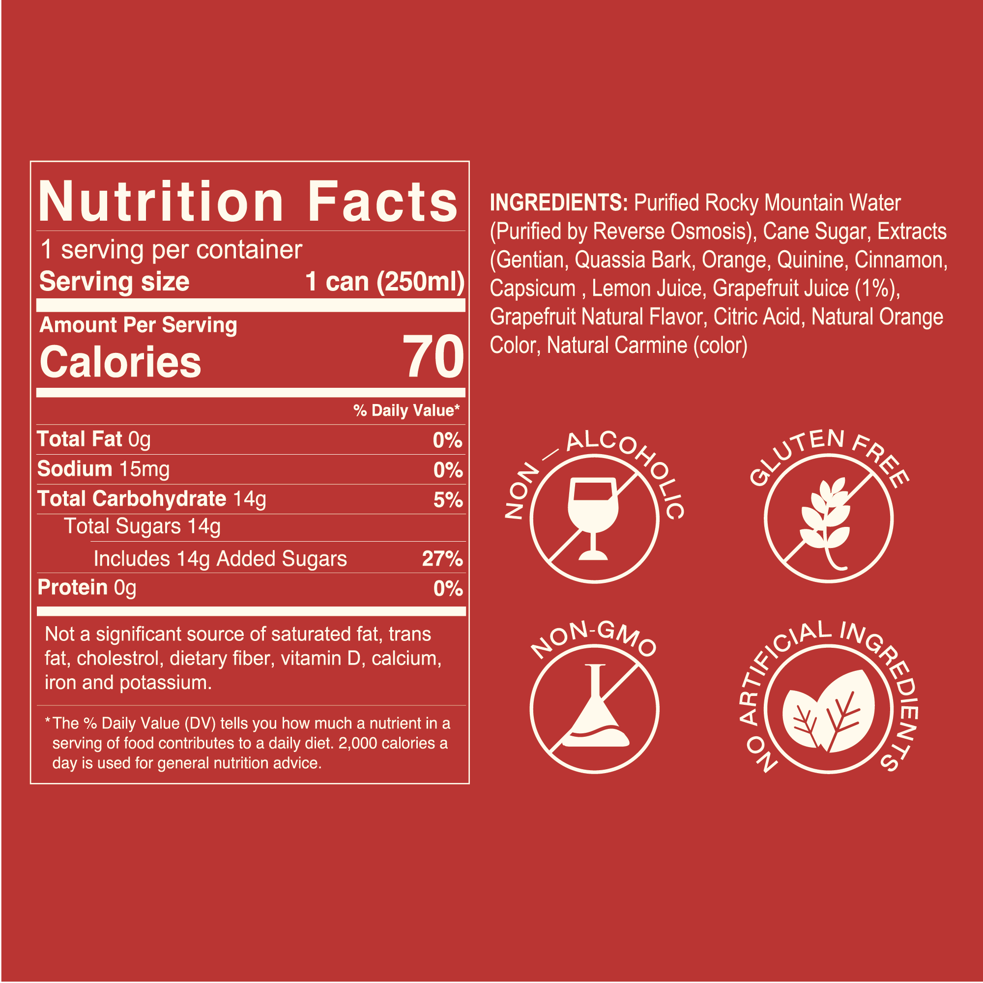 Strongwater - Wholesale Non-Alcoholic Aperitif/Mocktail - Sparkling NA Aperitif Spritz - Aperol Spritz Mocktail2