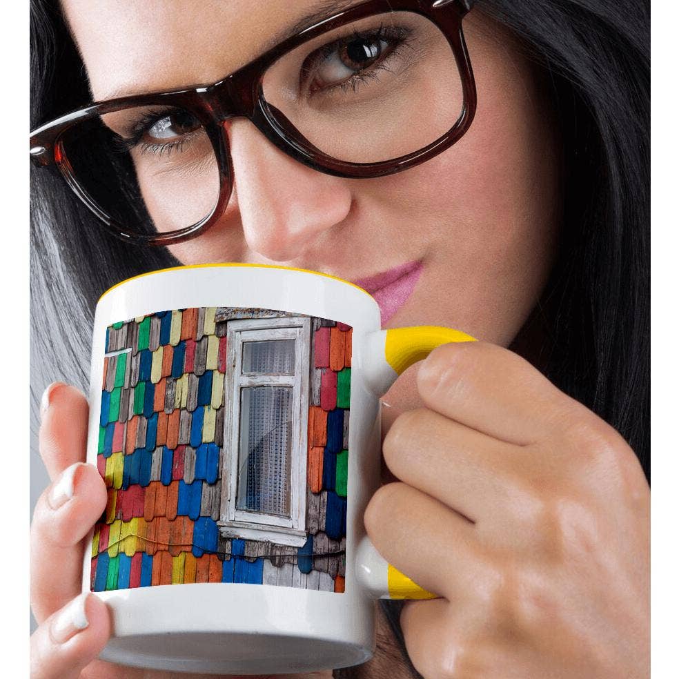 3dRose – Großhandel Kaffeebecher – 3dRose, Chile, Insel Chiloé, Ancud, buntes Hausäußeres., Tasse1