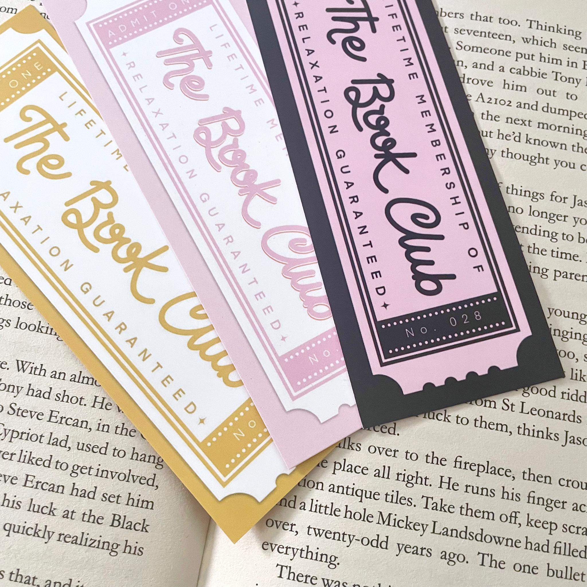 Dolly’s Doodles - Wholesale Bookmark - Mustard Book Club Bookmark Book Gift2