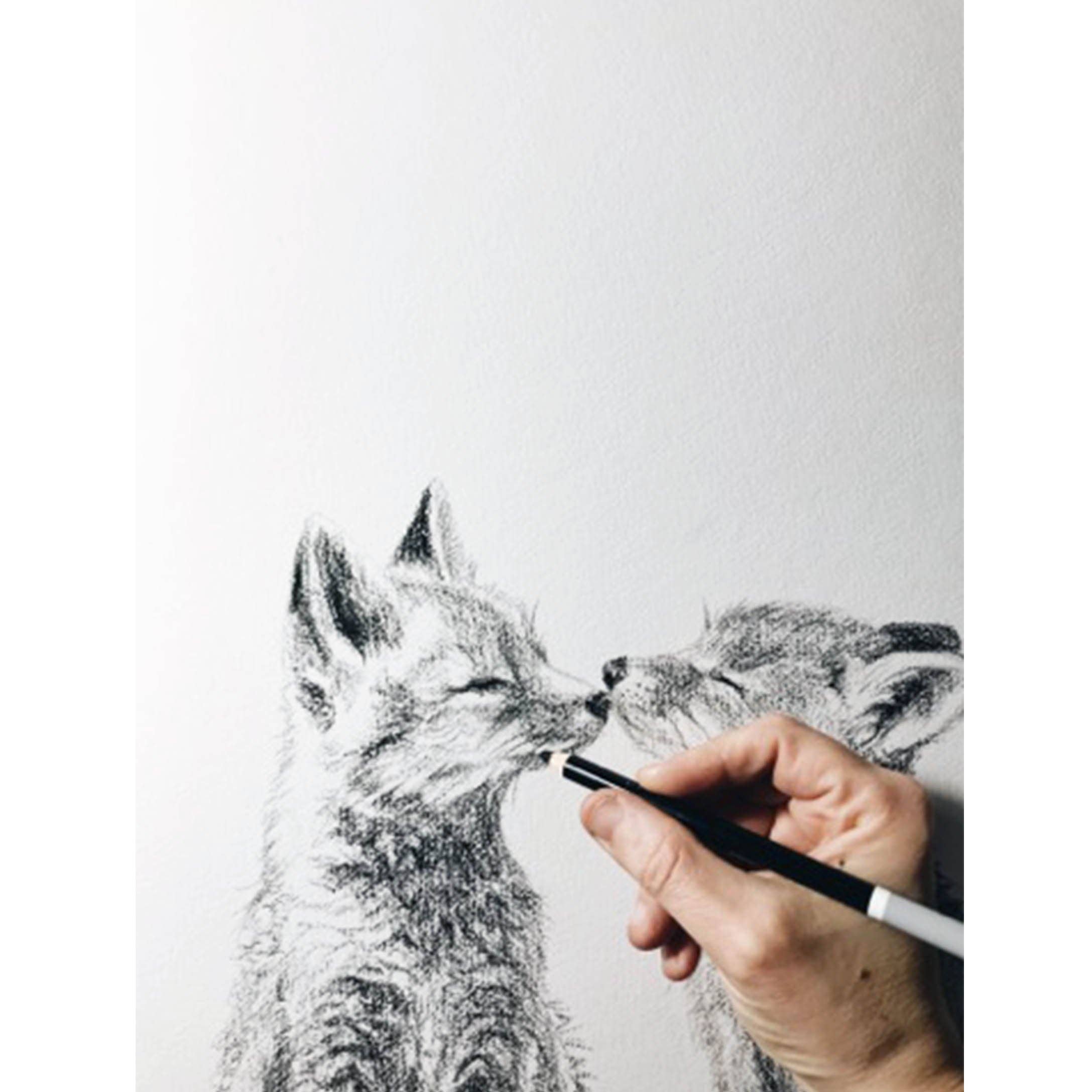 LE NID atelier - Wholesale Art Print - Adorable Baby Foxes Print3