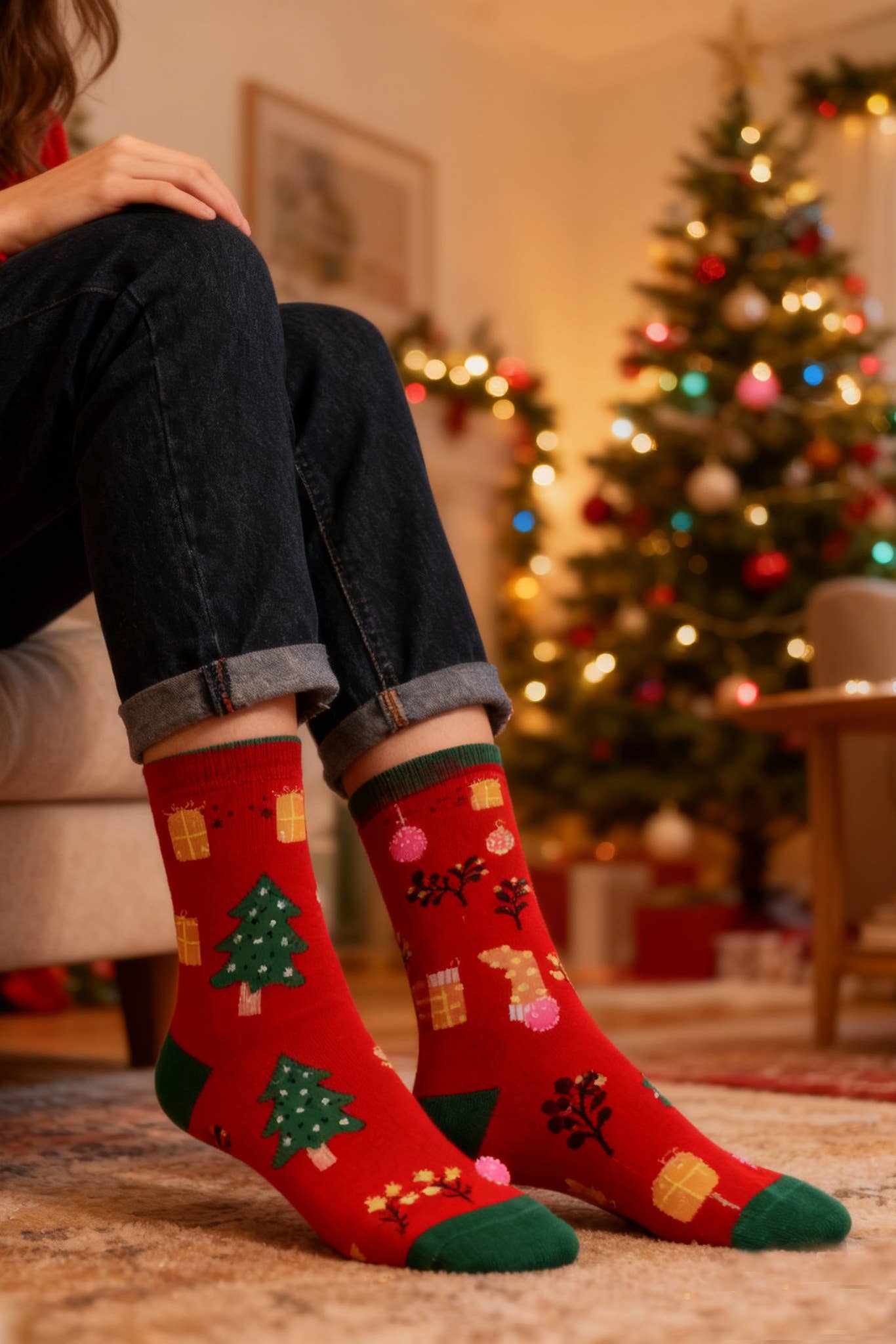 Ninety five thousand nine hundred thirty seven Magical Christmas Gift Socks ๐๐โจ for wholesale on Faire