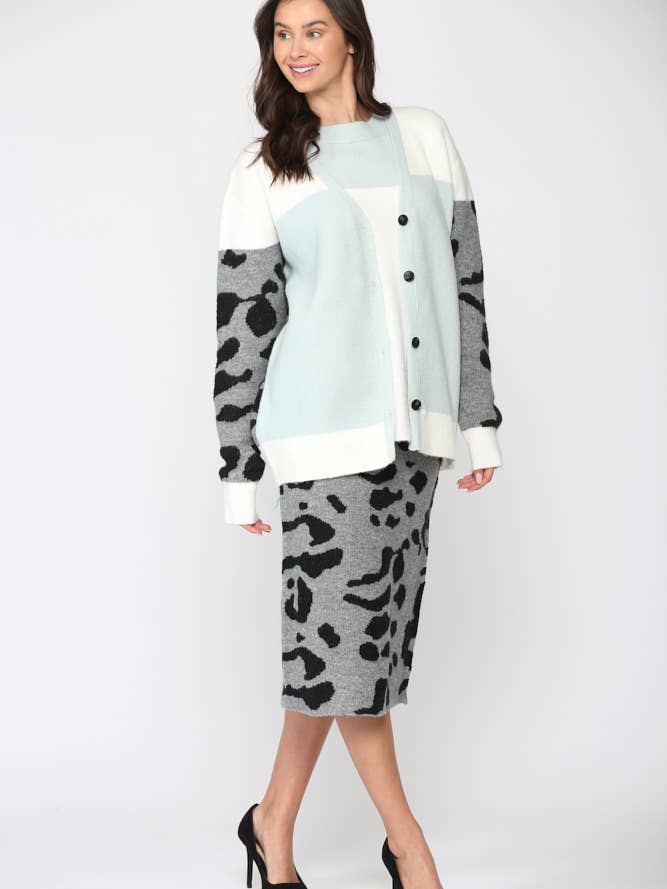 Stacy Stretch Sweater Knitted Cardigan for wholesale by Joh Apparel