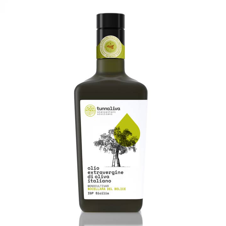 Tunnaliva - Vendita all'ingrosso Olio d'oliva - Olio EVO Tunnaliva Bottiglia da 0,250 litri - IGP SICILIA