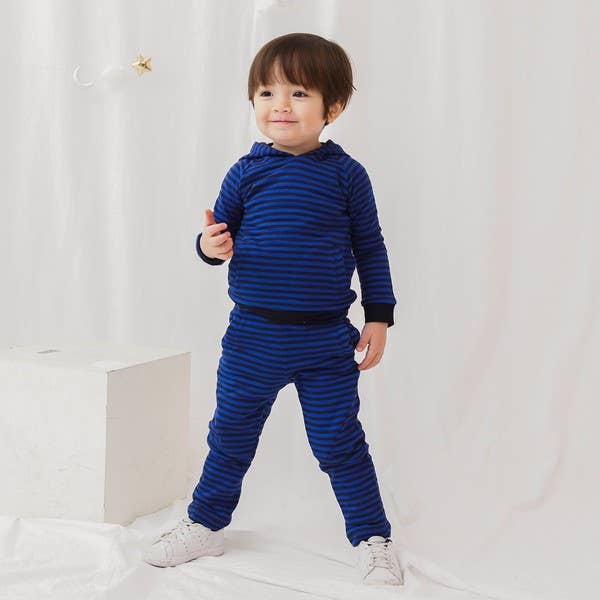 Blue Bengdi Hoodie Blue- Hoodie & Pants Set for wholesale on Faire