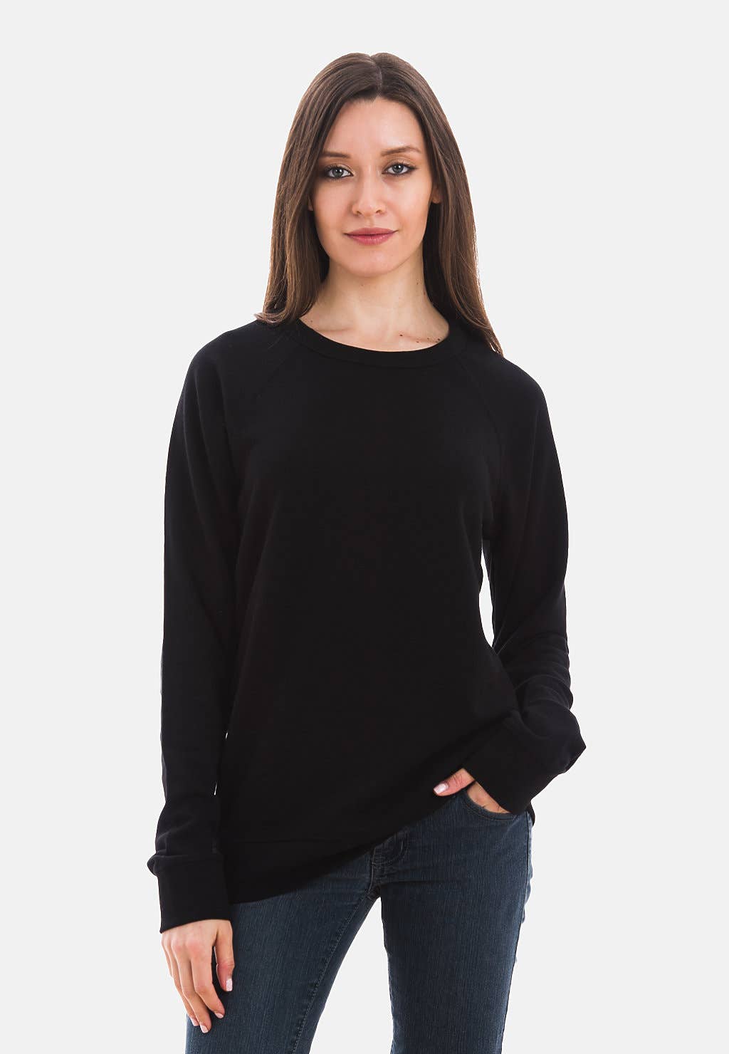 Lane Seven Apparel - Wholesale Sweatshirt - Unisex - French Terry Raglan Crewneck - For Men and Women0