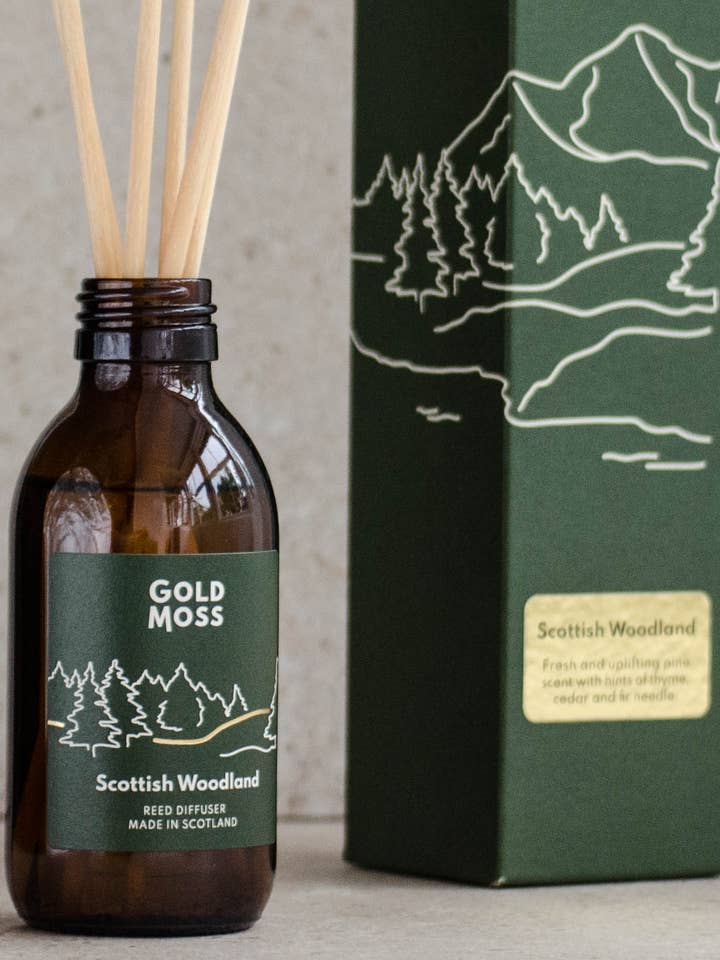 Scottish Woodland | Scottish Reed Diffuser for wholesale by Gold Moss