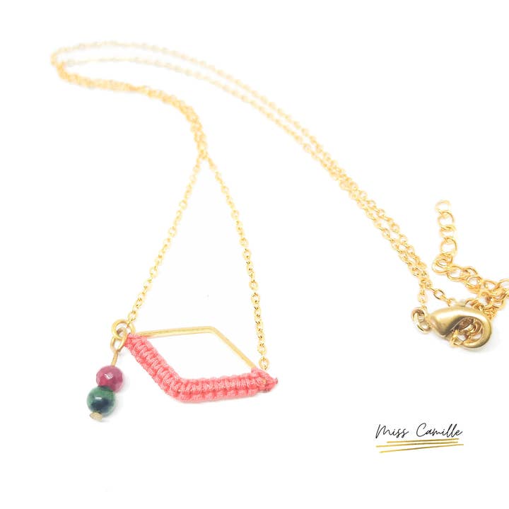 miss camille - Wholesale Pendant/Charm Necklace - Miss Camille “Asma” short diamond necklace11